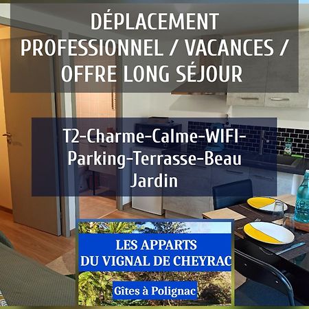 Les Apparts Du Vignal De Cheyrac Polignac  外观 照片